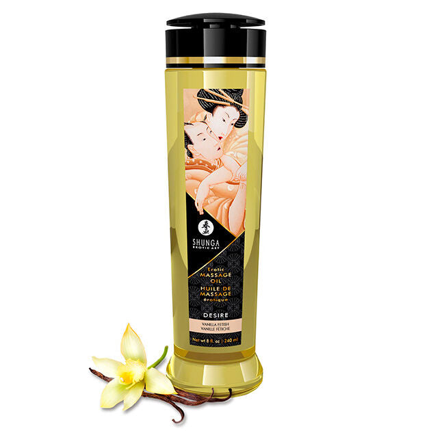 SHUNGA - DESIRE EROTIC MASSAGE OIL 240 ML - Amore24