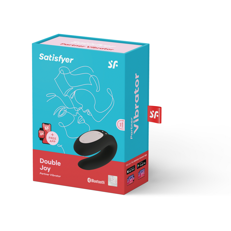SATISFYER - DOUBLE JOY CON APP PURPLE - Amore24