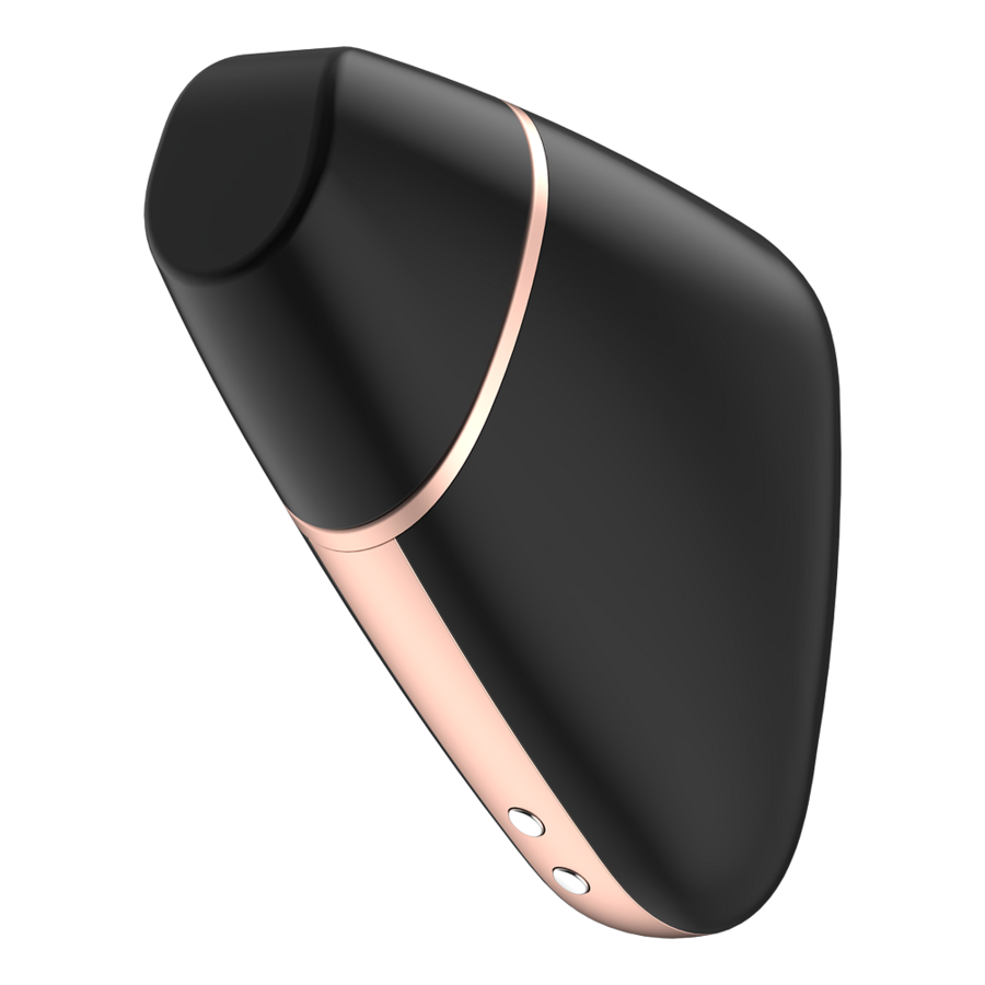 SATISFYER - LOVE TRIANGLE AIR PULSE STIMULATOR & VIBRATOR WHITE - Amore24