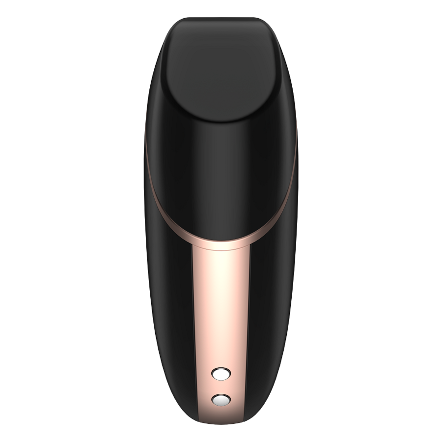 SATISFYER - LOVE TRIANGLE AIR PULSE STIMULATOR & VIBRATOR WHITE - Amore24