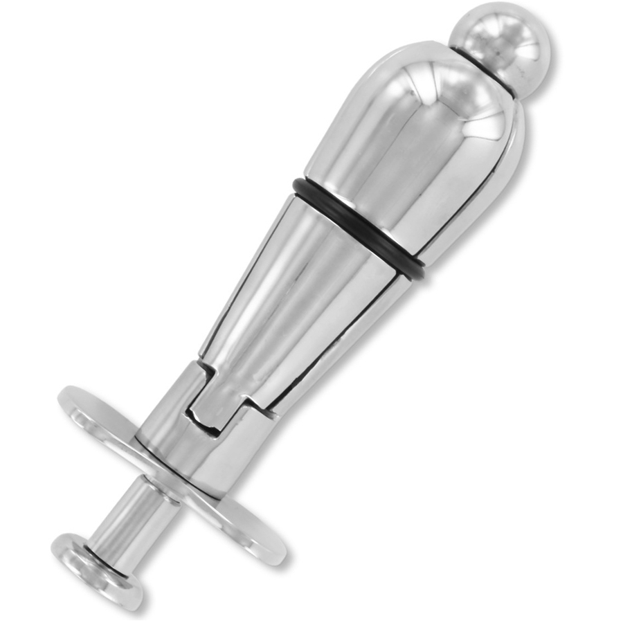METAL HARD - METAL ANAL PLUG WITH LOCK - Amore24