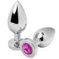 METAL HARD - ANAL PLUG DIAMOND PINK MEDIUM 7.62CM - Amore24