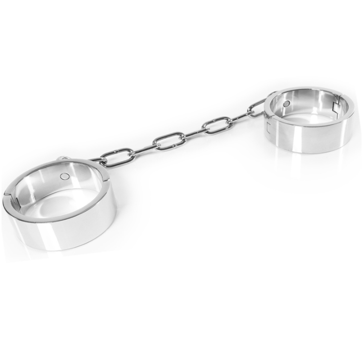 METAL HARD - ANKLE HANDCUFFS WITH ALLEN KEY SUBMISSION BDSM - Amore24