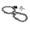 METAL HARD - HANDCUFFS WITH STAINLESS STEEL CHAIN. - Amore24