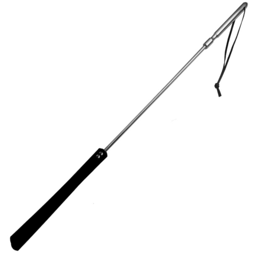 METAL HARD - ORIGINAL LEATHER AND METAL WHIP 70CM - Amore24