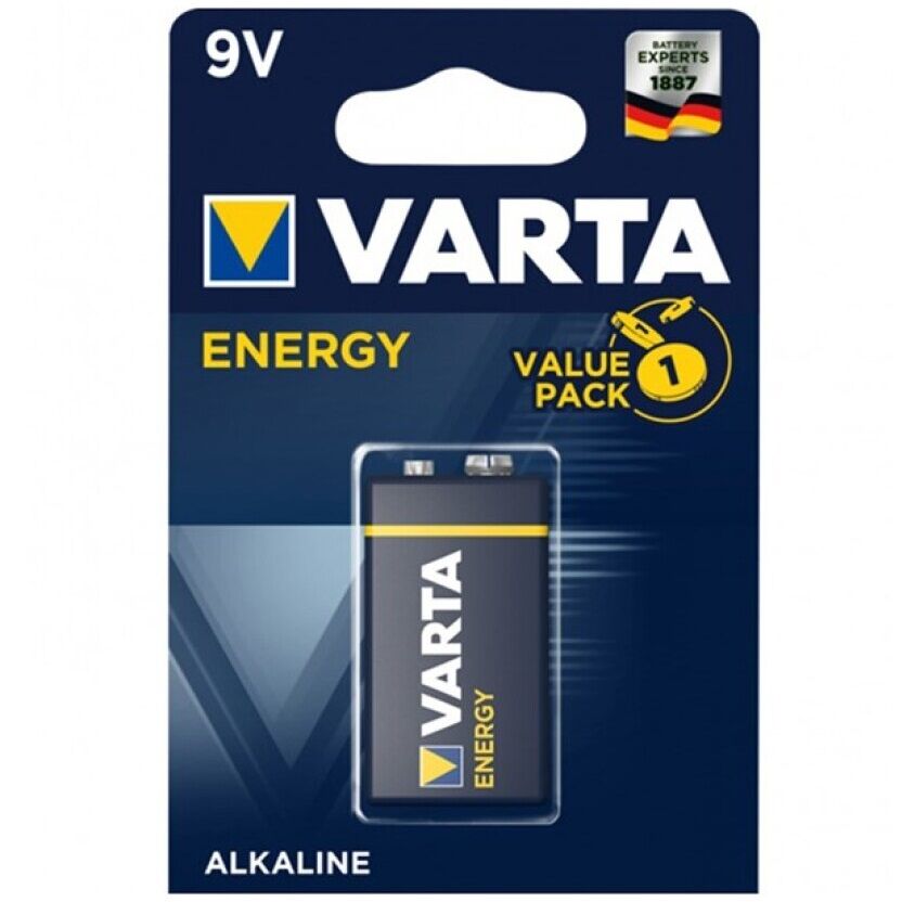 VARTA - ENERGY BATTERY  9V LR61 1 UNIT - Amore24