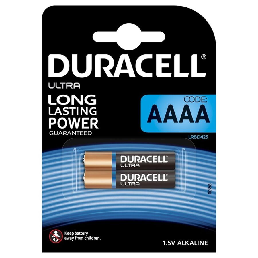 DURACELL - ULTRA POWER BATTERY ALCALINA AAAA MX2500 1,5V 2 UNITS - Amore24