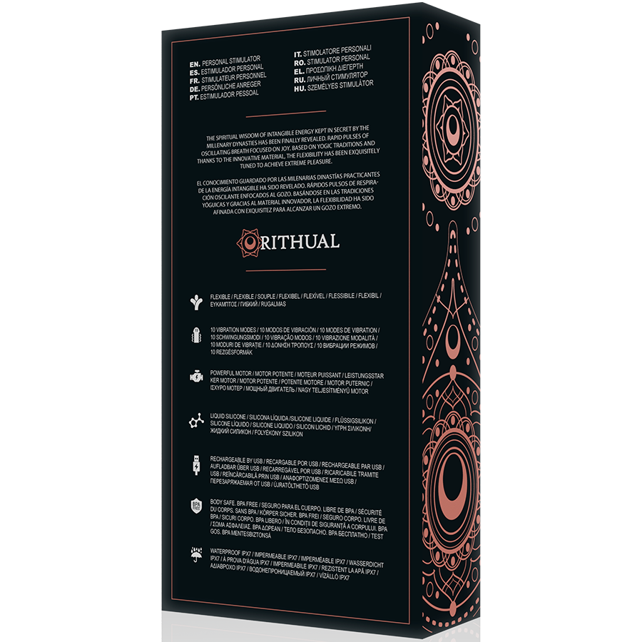 RITHUAL - KRIYA STIMULAODR RECHARGEABLE G-POINT BLACK - Amore24