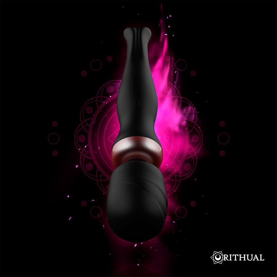 RITHUAL - POWERFUL RECHARGEABLE AKASHA WAND 2.0 BLACK - Amore24