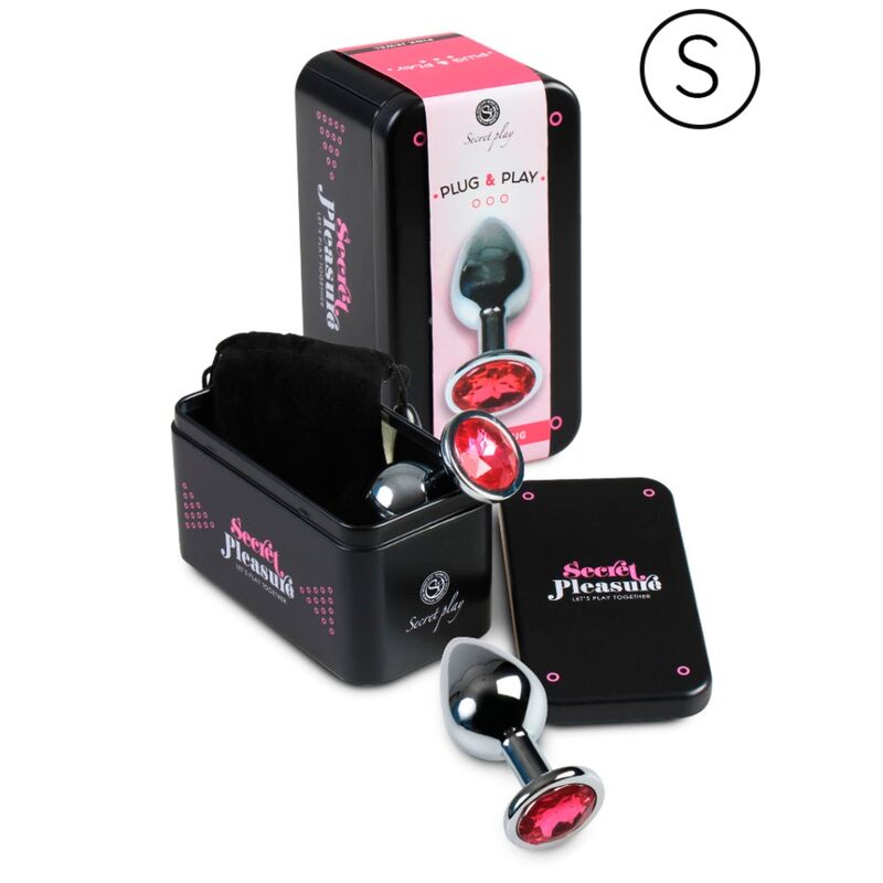 SECRETPLAY - PLUG ANAL ALUMINUM FUCHSIA 7 CM - Amore24