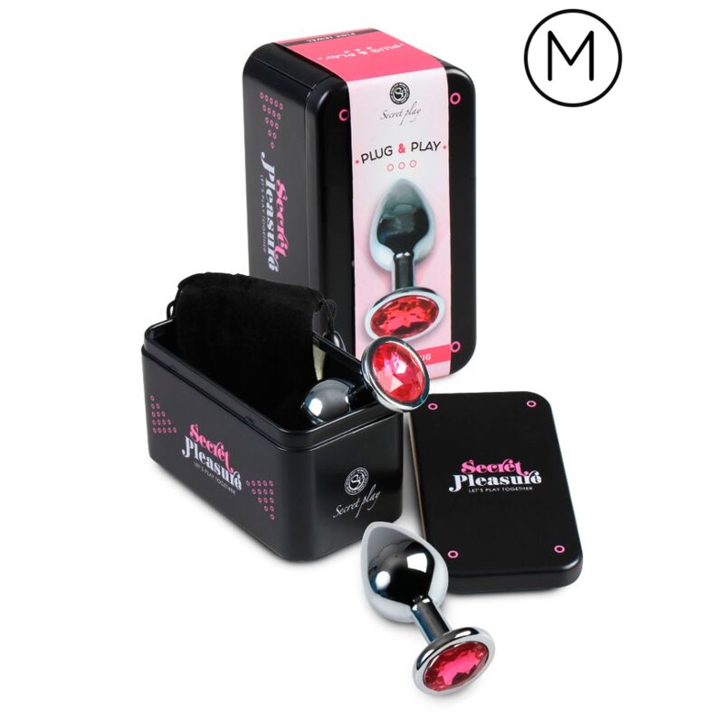 SECRETPLAY - PLUG ANAL FUCHSIA 8 CM - Amore24