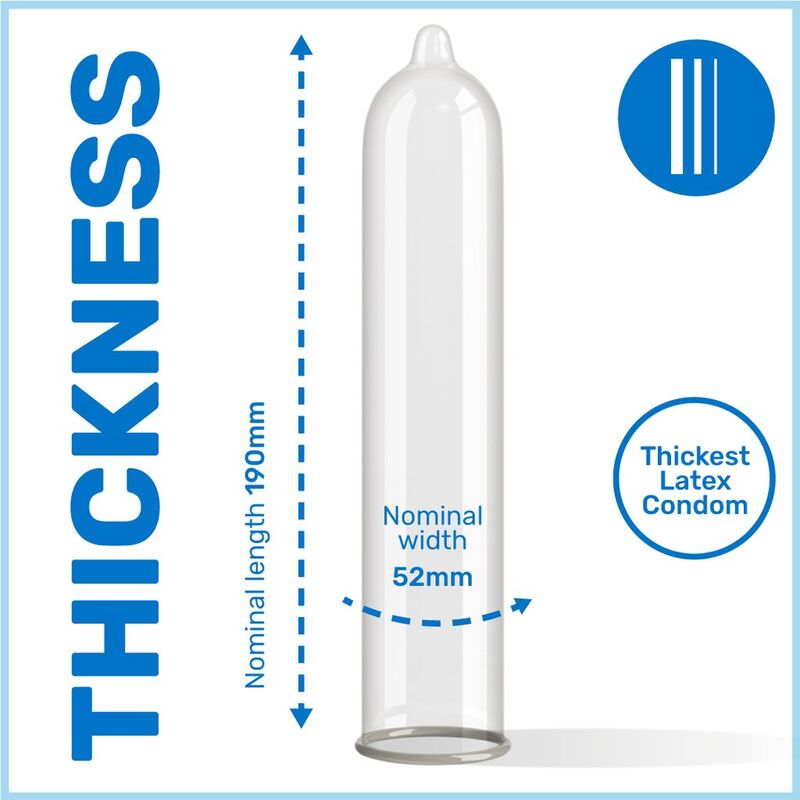 PASANTE - EXTRA CONDOM EXTRA THICK 12 UNITS - Amore24