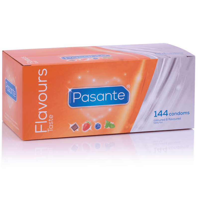 PASANTE - CONDOMS FLAVORS 155 UNITS - Amore24