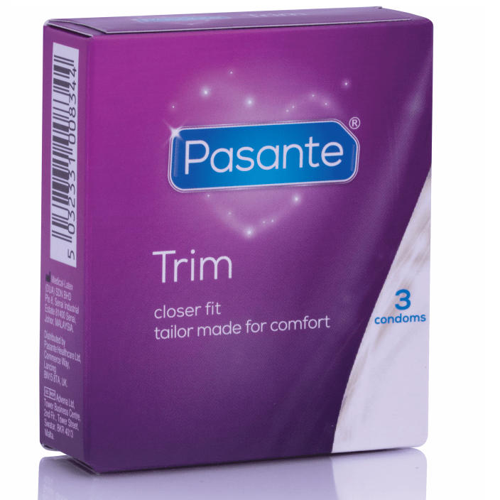 PASANTE - THIN TRIM MS THIN CONDOM 3 UNITS - Amore24