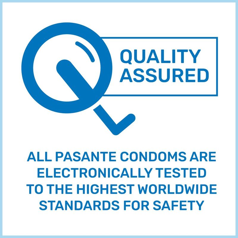 PASANTE - CONDOMS KING MS LONG AND WIDTH 12 UNITS - Amore24