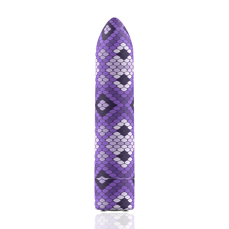 CUSTOM BULLETS - RECHARGEABLE SNAKE PURPLE MAGNETIC BULLET 10 INTENSITIES - Amore24
