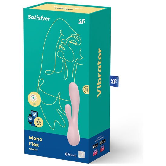 SATISFYER - MONO FLEX PINK WITH APP - Amore24