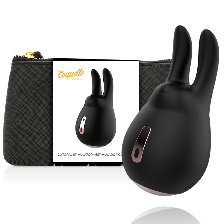 COQUETTE CHIC DESIRE - CLITORIAL STIMULATOR BLACK / GOLD - Amore24