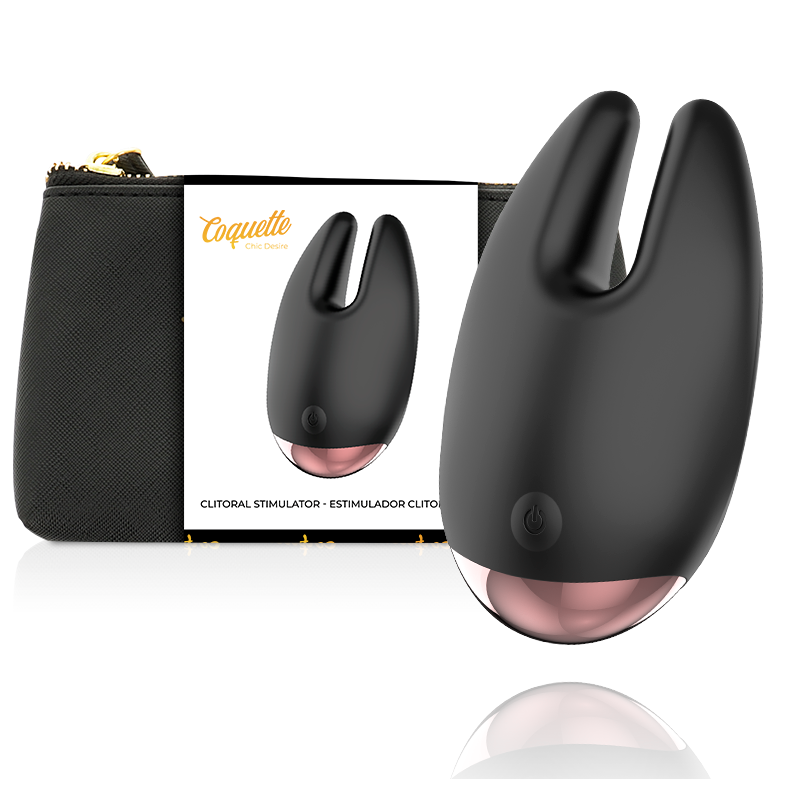 COQUETTE CHIC DESIRE - CLITORIAL STIMULATOR BLACK / GOLD - Amore24