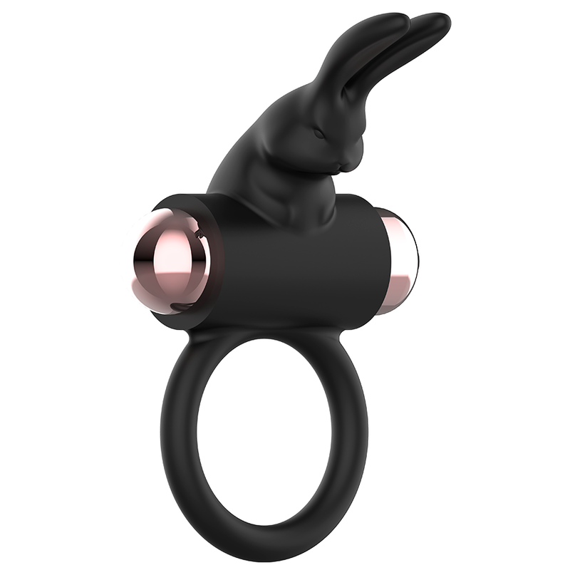 COQUETTE CHIC DESIRE - COCK RING WITH VIBRATOR BLACK/ GOLD - Amore24
