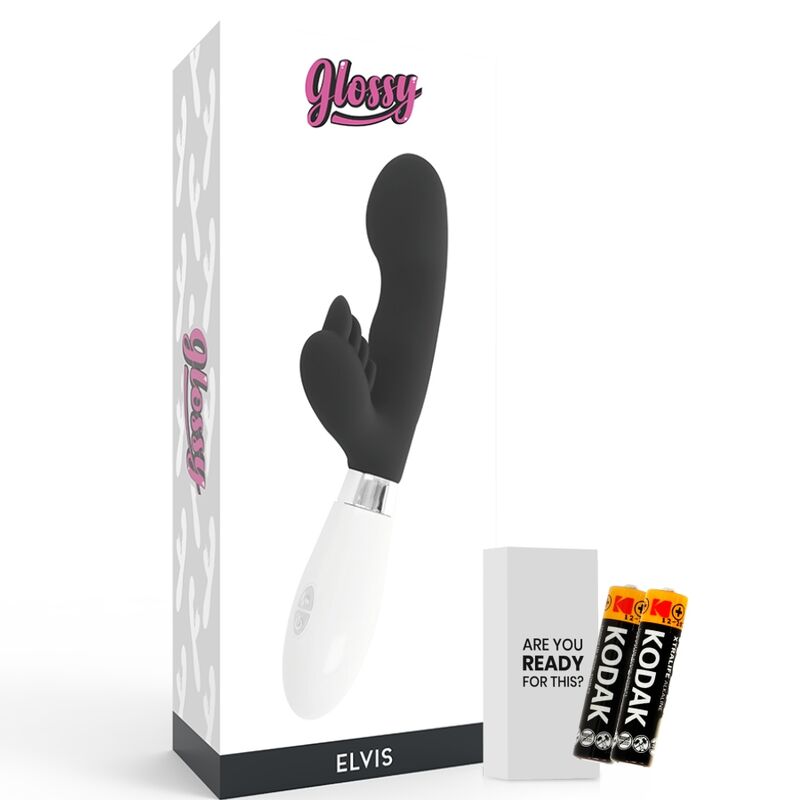 GLOSSY - ELVIS RABBIT BLACK - Amore24