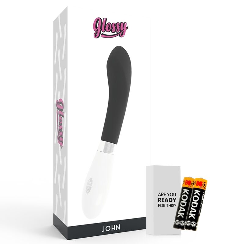 GLOSSY - JOHN VIBRATOR BLACK - Amore24