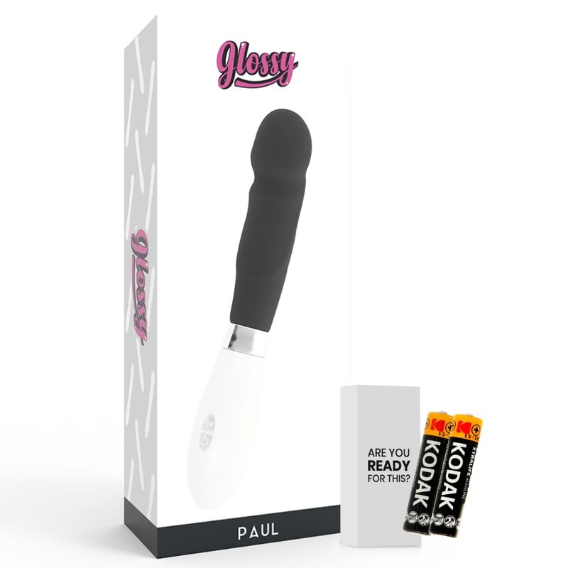 GLOSSY - PAUL VIBRATOR BLACK - Amore24