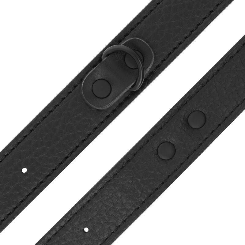 DARKNESS - WIDE THIN TEXTURED HANDCUFFS - Amore24