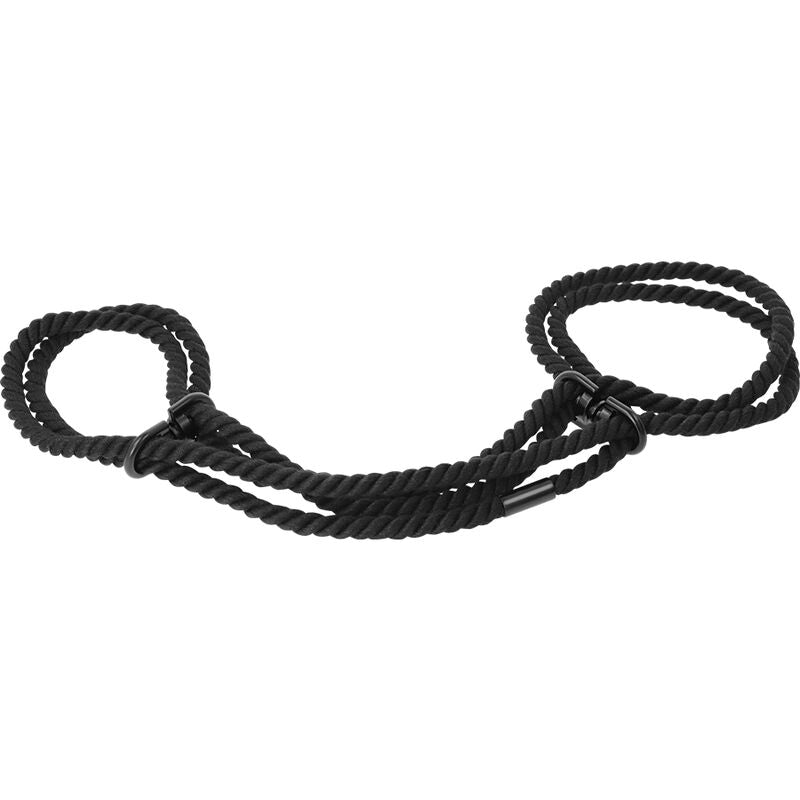 DARKNESS - 100% COTTON ROPE HANDCUFFS OR ANKLE HANDCUFFS - Amore24