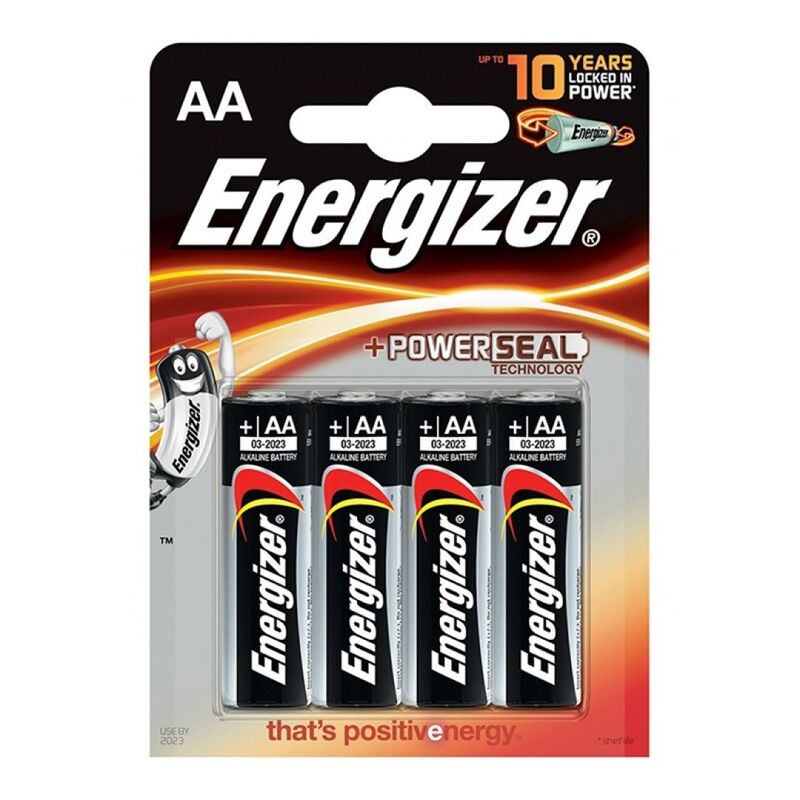 ENERGIZER - ALKALINE POWER BATTERY AA LR6 *4 - Amore24
