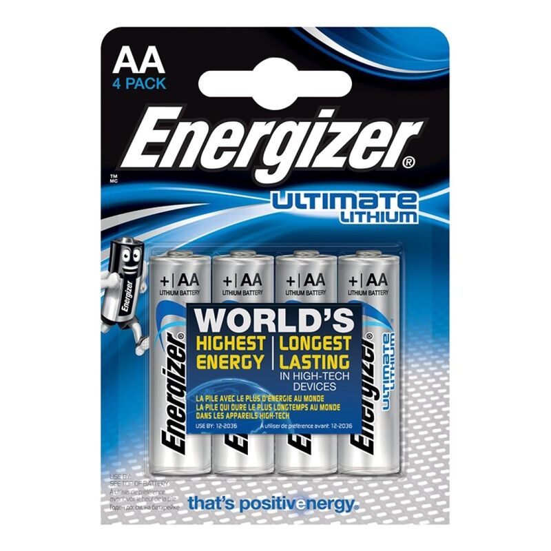 ENERGIZER - ULTIMATE LITHIUM AA L91 LR6 1,5V *4 - Amore24