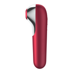 SATISFYER - DUAL LOVE VIBRATOR AND SUCTIONER WITH PULSED AIR RED - Amore24