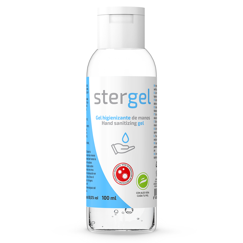 STERGEL - HYDROALCOHOLIC HAND SANITIZING GEL ALOE VERA 100ML - Amore24