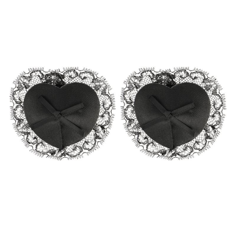 COQUETTE CHIC DESIRE - NIPPLE COVERS LACE BLACK - Amore24
