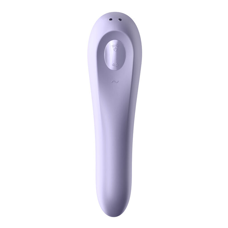 SATISFYER - DUAL PLEASURE AIR PULSE VIBRATOR MAUVE - Amore24