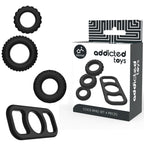 ADDICTED TOYS - COCK RING SET 4 PIECES - Amore24