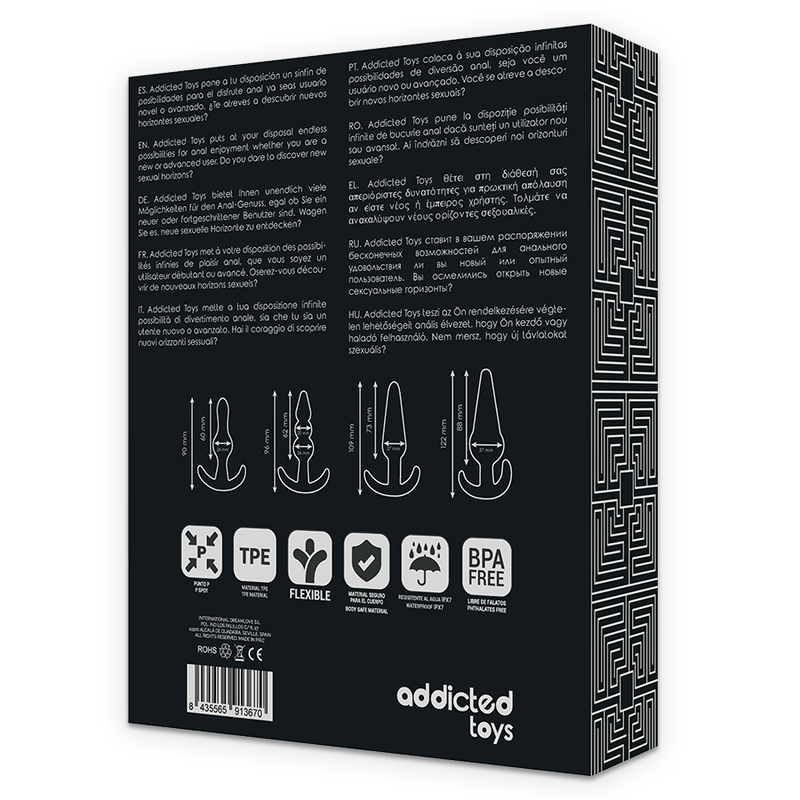 ADDICTED TOYS - SET 4 ANAL PLUGS - Amore24