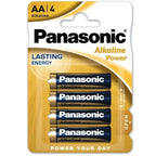 PANASONIC - BRONZE BATTERY AA LR6 4U - Amore24