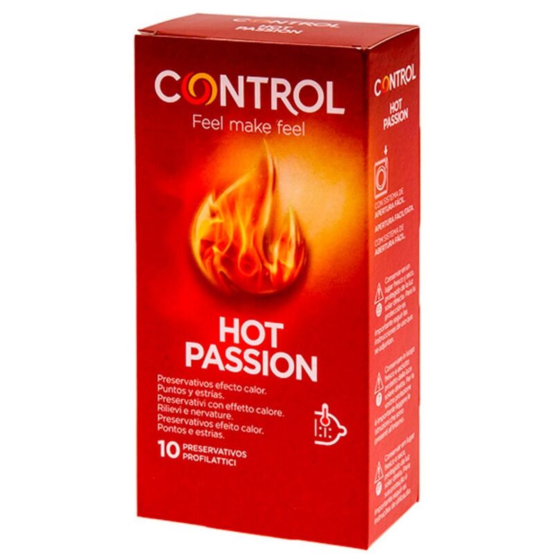 CONTROL - HOT PASSION WARMING EFFECT 10 UNITS - Amore24