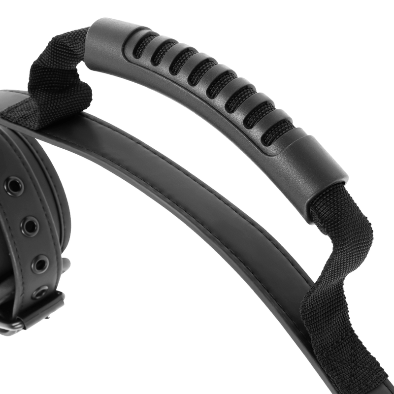 FETISH SUBMISSIVE - NOPRENE LINING HANDCUFFS WITH HANDLE - Amore24