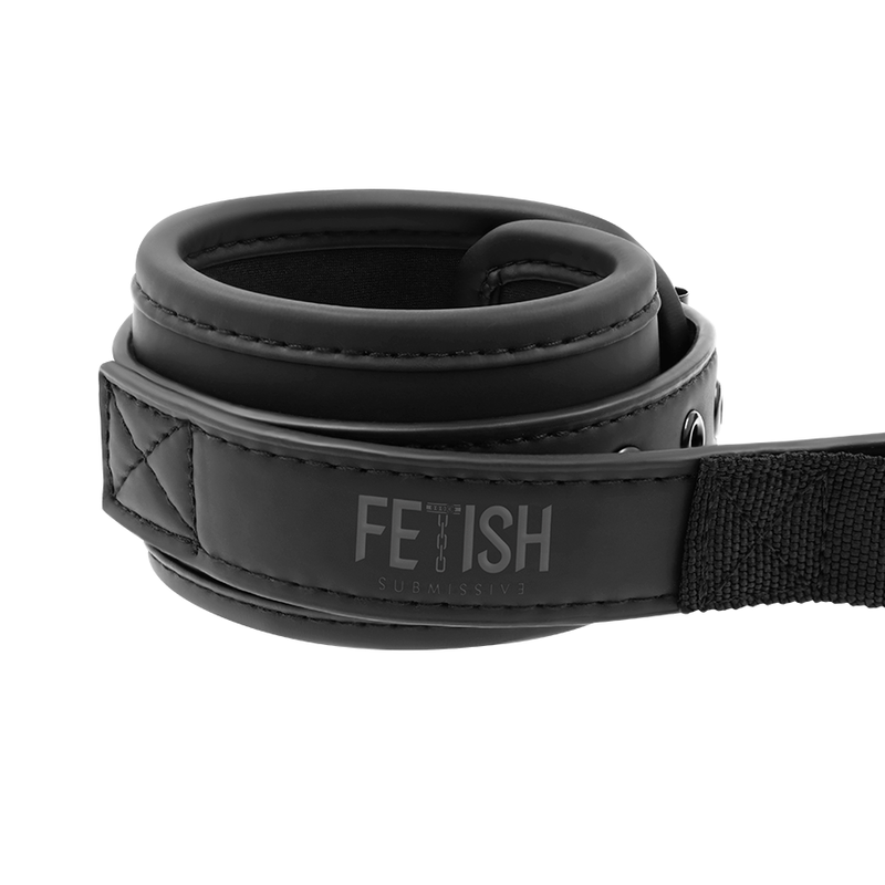 FETISH SUBMISSIVE - NOPRENE LINING HANDCUFFS WITH HANDLE - Amore24