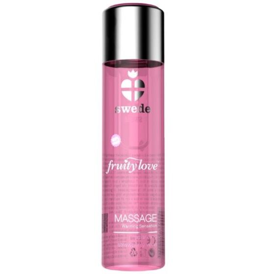 SWEDE - FRUITY LOVE HEAT EFFECT OIL STRAWBERRIES WITH CHAMPAGNE 60 ML - Amore24