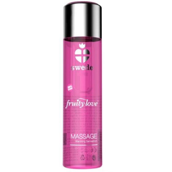 SWEDE - FRUITY LOVE WARMING EFFECT MASSAGE OIL PINK GRAPEFRUIT WITH MANGO 60 ML - Amore24