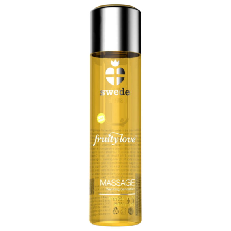 SWEDE - FRUITY LOVE WARMING EFFECT MASSAGE OIL TROPICAL FRUITY WITH HONEY 120 ML. - Amore24