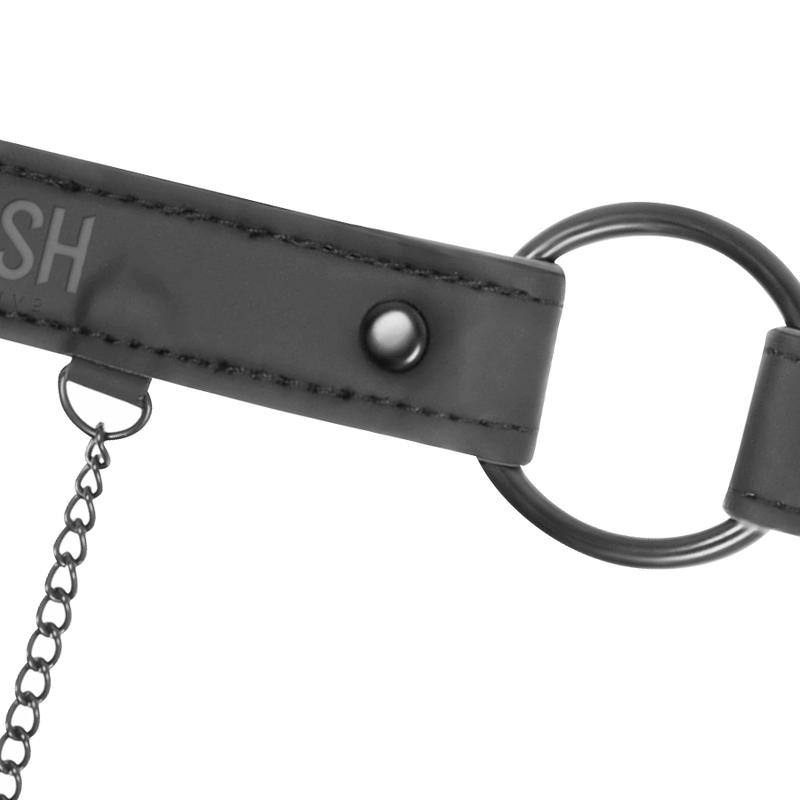 FETISH SUBMISSIVE - GAG RING WITH NIPPLE CLAMPS - Amore24