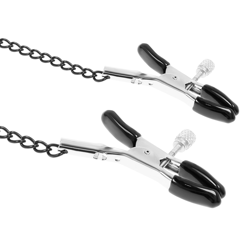 FETISH SUBMISSIVE - GAG RING WITH NIPPLE CLAMPS - Amore24