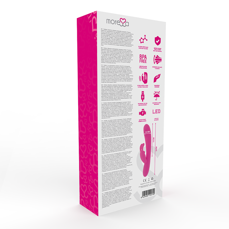 MORESSA - GINO PREMIUM SILICONE RECHARGEABLE - Amore24
