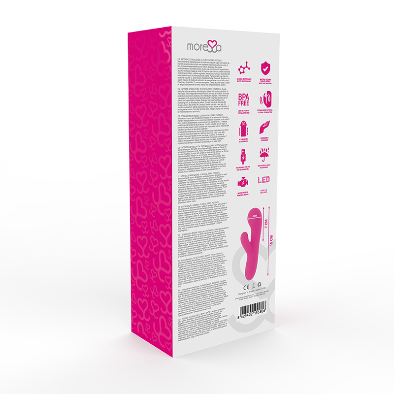 MORESSA - JERRY PREMIUM SILICONE RECHARGEABLE - Amore24
