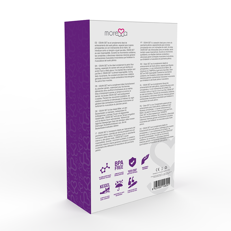MORESSA - OSIAN SET PREMIUM LILAC SILICONE - Amore24