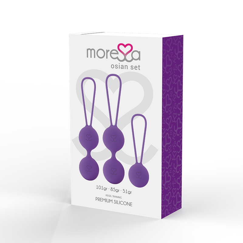MORESSA - OSIAN SET PREMIUM LILAC SILICONE - Amore24